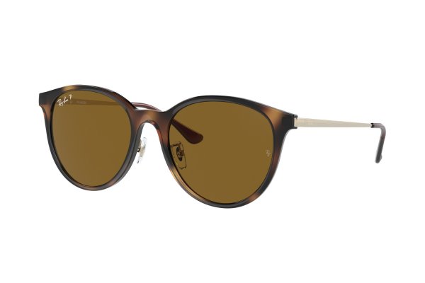   Ray-Ban Round Youngster RB4334D-710-83 Havana / Silver | Dark Grey Polarized