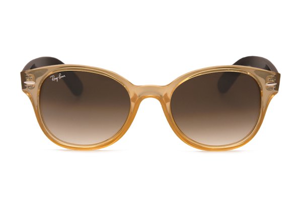   Ray-Ban Rounded Wayfarer RB4141-768-51 Honey/Faded Brown