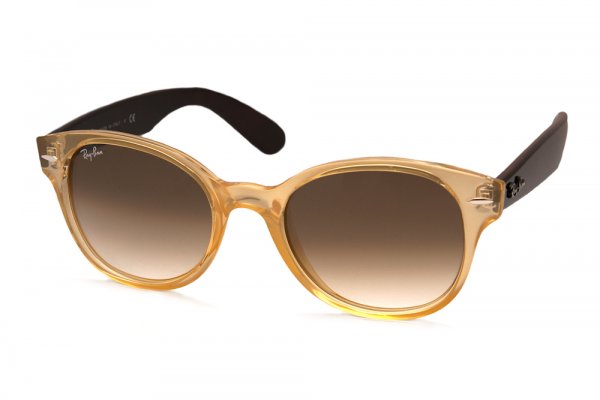   Ray-Ban Rounded Wayfarer RB4141-768-51 Honey/Faded Brown