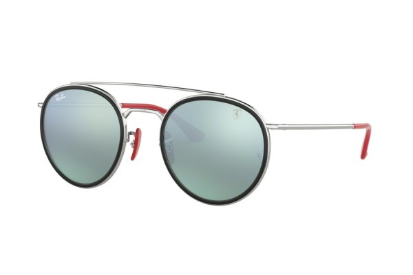   Ray-Ban Scuderia Ferrari Collection RB3647M-F031-30 Silver | Crystal Silver Mirror