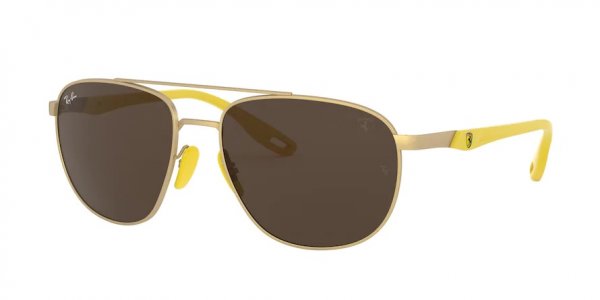   Ray-Ban Scuderia Ferrari Collection RB3659M-F038-73 Arista / Yellow | Dark Brown