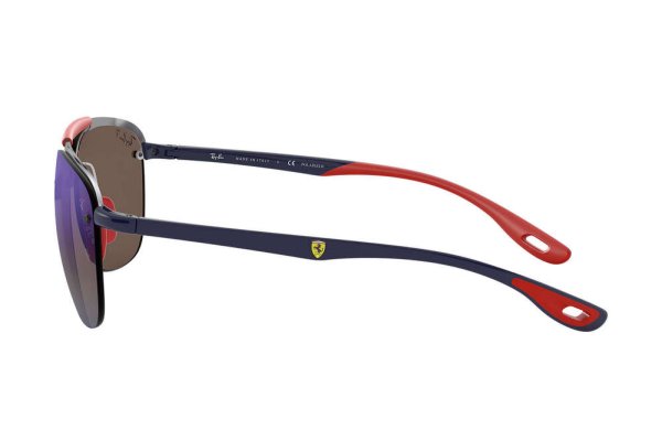   Ray-Ban Scuderia Ferrari Collection RB3662M-F031-H0 Red | Dark Violet Mirror Polarized