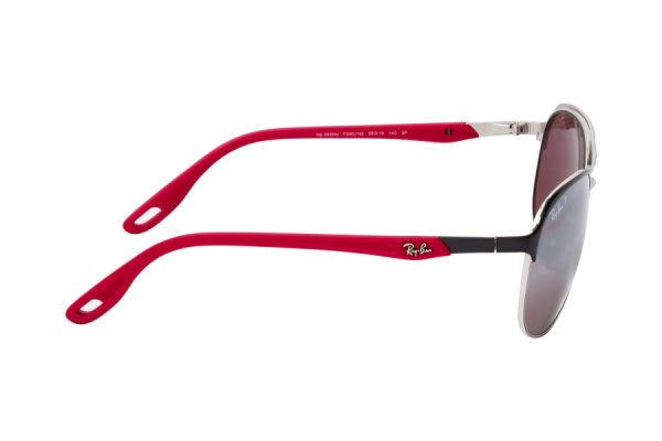   Ray-Ban Scuderia Ferrari Collection RB3685M-F060-H2 Red / Black | Violet Mirror Polarized