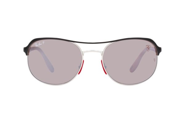   Ray-Ban Scuderia Ferrari Collection RB3685M-F060-H2 Red / Black | Violet Mirror Polarized