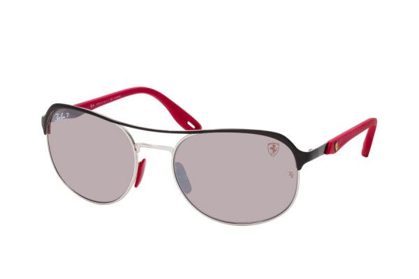  Ray-Ban Scuderia Ferrari Collection RB3685M-F060-H2 Red / Black | Violet Mirror Polarized