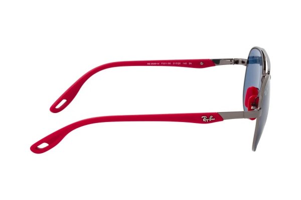   Ray-Ban Scuderia Ferrari Collection RB3696M-F001-80 Gunmetal / Red | Dark Blue
