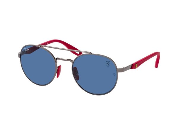   Ray-Ban Scuderia Ferrari Collection RB3696M-F001-80 Gunmetal / Red | Dark Blue