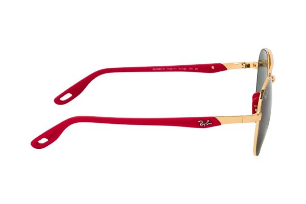   Ray-Ban Scuderia Ferrari Collection RB3696M-F029-71 Arista / Red | Natural Green
