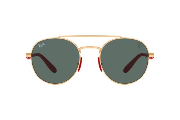   Ray-Ban Scuderia Ferrari Collection RB3696M-F029-71 Arista / Red | Natural Green