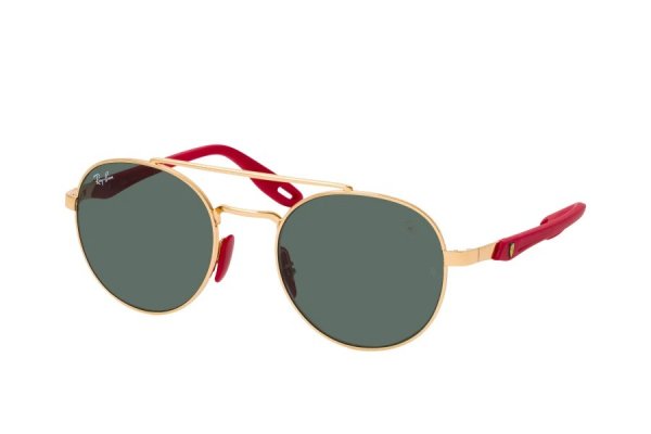   Ray-Ban Scuderia Ferrari Collection RB3696M-F029-71 Arista / Red | Natural Green
