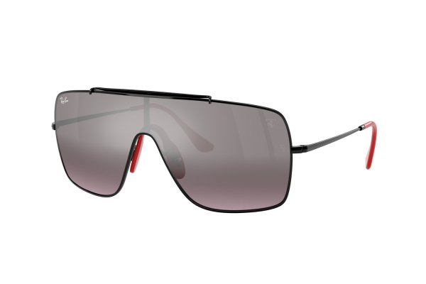   Ray-Ban Scuderia Ferrari Collection RB3697M-F009-Y3 Black | Dark Grey Mirror