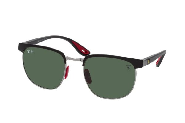   Ray-Ban Scuderia Ferrari Collection RB3698M-F073-31 Black | Natural Green