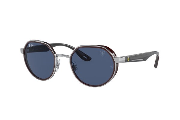   Ray-Ban Scuderia Ferrari Collection RB3703M-F077-80 Silver / Black | Dark Blue