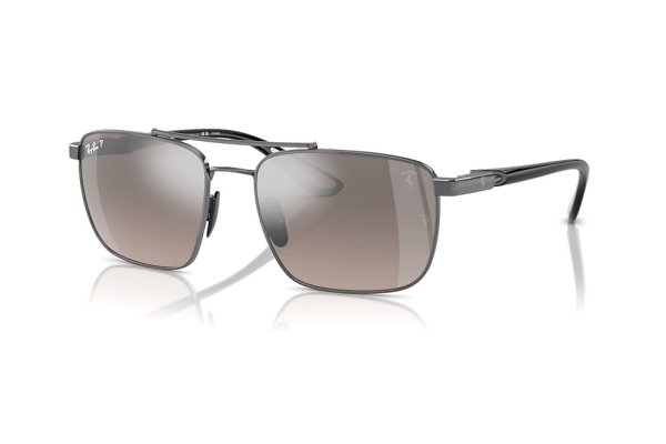   Ray-Ban Scuderia Ferrari Collection RB3715M-F084-5J Black | Grey Polarized Mirror
