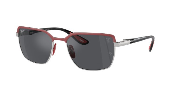   Ray-Ban Scuderia Ferrari Collection RB3743M-F100-87 Red / Silver / Black | Dark Grey