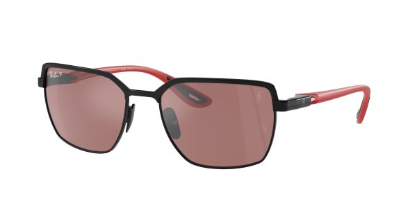   Ray-Ban Scuderia Ferrari Collection RB3743M-F102-H2 Black / Red | Red Mirror Polarized