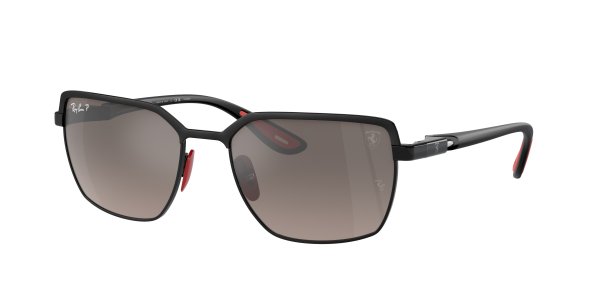 Sunglasses Ray-Ban Scuderia Ferrari Collection RB3743M-F103-5J Black | Grey Mirror Polarized
