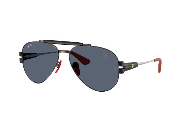   Ray-Ban Scuderia Ferrari Collection RB3762M-F009-87 Black / Silver | Dark Grey