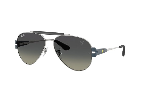   Ray-Ban Scuderia Ferrari Collection RB3762M-F123-11 Silver / Black | Grey Gradient