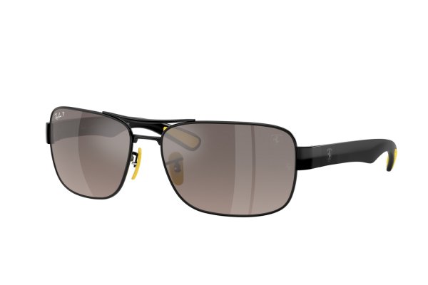   Ray-Ban Scuderia Ferrari Collection RB3763M-F120-5J Black | Grey Mirror Polarized