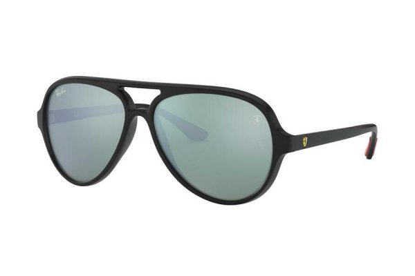  Ray-Ban Scuderia Ferrari Collection RB4125M-F602-30 Matt Black | Silver Mirror