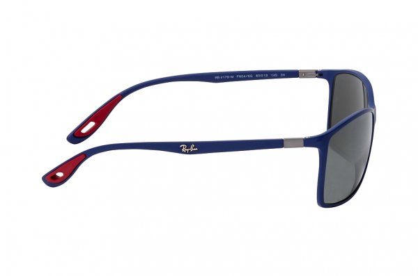   Ray-Ban Scuderia Ferrari Collection RB4179M-F604-6G Matt Blue | Grey Mirror