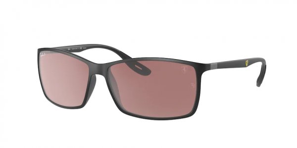   Ray-Ban Scuderia Ferrari Collection RB4179M-F655-H2 Matt Black | Purple Mirror Polarized