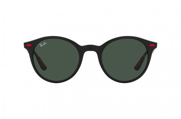   Ray-Ban Scuderia Ferrari Collection RB4296M-F602-71 Matt Black | Natural Green