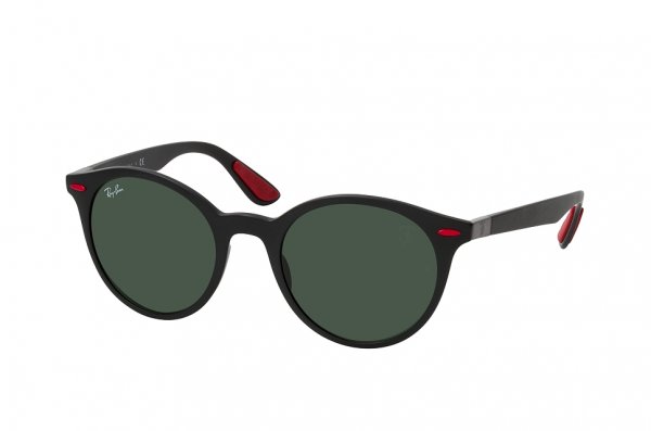   Ray-Ban Scuderia Ferrari Collection RB4296M-F602-71 Matt Black | Natural Green
