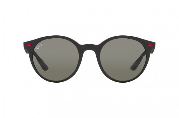   Ray-Ban Scuderia Ferrari Collection RB4296M-F652-5J Matt Black | Grey Mirror Polarized