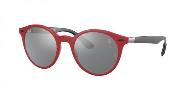   Ray-Ban Scuderia Ferrari Collection RB4296M-F653-6G Matt Red | Grey Mirror