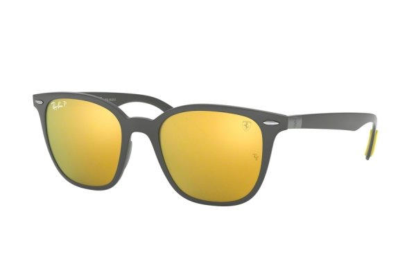   Ray-Ban Scuderia Ferrari Collection RB4297M-F608-6B Matt Black | Gold Polarized
