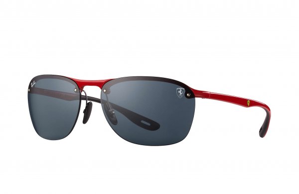   Ray-Ban Scuderia Ferrari Collection RB4302M-F623-87 Red | Grey Chromance 