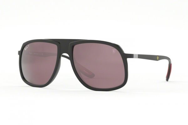   Ray-Ban Scuderia Ferrari Collection RB4308M-F602-H2 Black | Purple Mirror