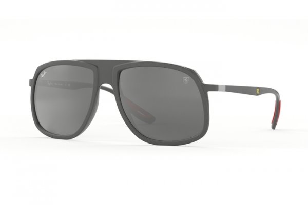   Ray-Ban Scuderia Ferrari Collection RB4308M-F626-6G Dark Grey | Silver Mirror