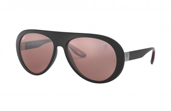   Ray-Ban Scuderia Ferrari Collection RB4310M-F602-H2 Black | Grey Polarized Mirror