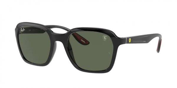   Ray-Ban Scuderia Ferrari Collection RB4343M-F601-71 Black | Natural Green