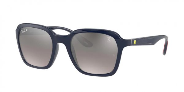   Ray-Ban Scuderia Ferrari Collection RB4343M-F606-5J Dark Blue | Grey Gradient Mirror Polarized