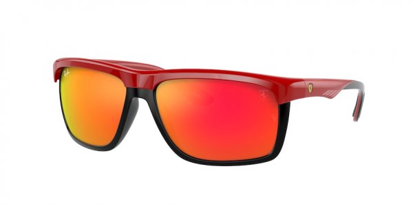   Ray-Ban Scuderia Ferrari Collection RB4363M-F623-6Q Red / Black | Orange Mirror