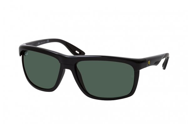   Ray-Ban Scuderia Ferrari Collection RB4363M-F650-71 Black | Natural Green