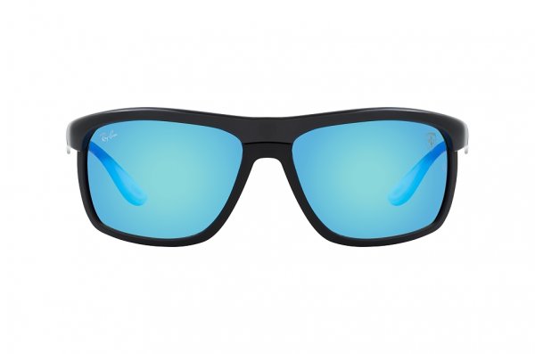   Ray-Ban Scuderia Ferrari Collection RB4363M-F658-55 Grey / Black | Blue Mirror