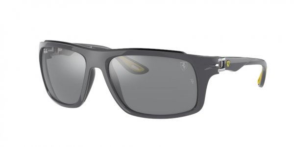   Ray-Ban Scuderia Ferrari Collection RB4364M-F624-6G Black | Grey Mirror