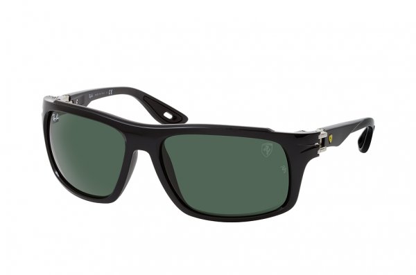   Ray-Ban Scuderia Ferrari Collection RB4364M-F650-71 Black | Natural Green