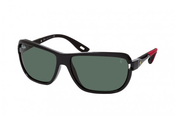   Ray-Ban Scuderia Ferrari Collection RB4365M-F601-71 Black | Natural Green