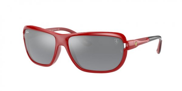   Ray-Ban Scuderia Ferrari Collection RB4365M-F623-6G Red | Grey Mirror