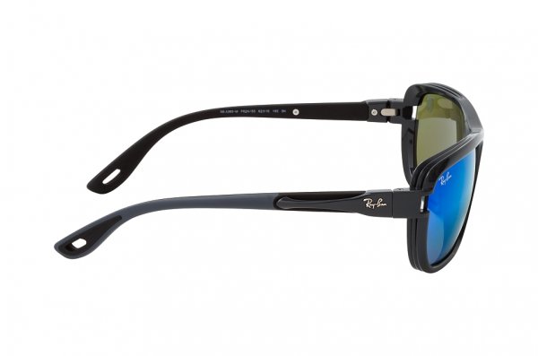   Ray-Ban Scuderia Ferrari Collection RB4365M-F624-55 Black | Blue Mirror
