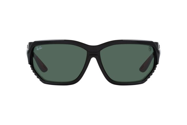   Ray-Ban Scuderia Ferrari Collection RB4366M-F601-71 Black | Natural Green