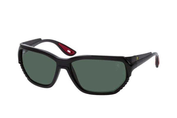   Ray-Ban Scuderia Ferrari Collection RB4366M-F601-71 Black | Natural Green