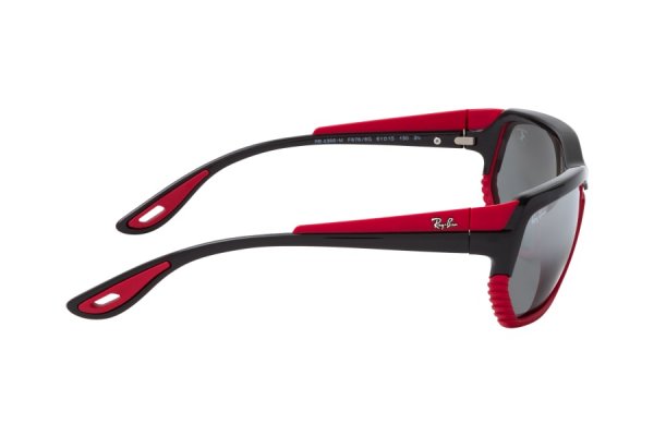   Ray-Ban Scuderia Ferrari Collection RB4366M-F676-6G Black / Red | Grey Mirror