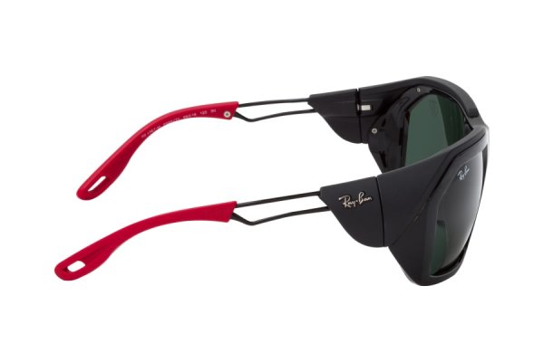   Ray-Ban Scuderia Ferrari Collection RB4367M-F650-71 Black | Natural Green